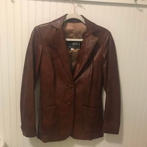 Chestnut Leather Jacket